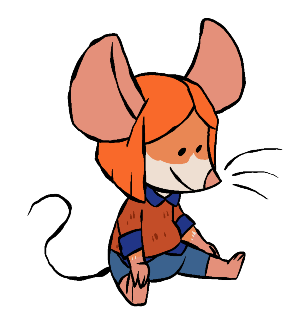 A little mousey me, thinkin'